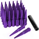 Hunting Horse 32pc Spike Lug Nut 9/16-18 Puple 4.4 Tall Offroad Extended Metal. Fixed Price $161.60.