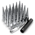 White Knight 2909-25am Chrome M14x1.50 1-pc Hex Spike Lug Nut Set With Extra .... Fixed Price $84.69.