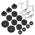 23-piece Cymbal Accessory Set - Hi-hat Clutch & Cup Felts, Sleeves, Wi.... Fixed Price $16.93.