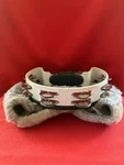 Pearl Twin Steel Jingles Tambourine With Wool Cover. Fixed Price $61.59.