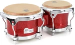 Toca Custom Deluxe Fiberglass Bongos Drums Set - Red Sparkle. Fixed Price $399.99.