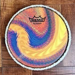 Bongo Drumhead, Tucked, 7.15 Skyndeep Serpentine Day Graphic (m9-0715-s4-sd004). Fixed Price $75.00.