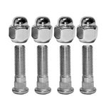 Mysttoo M12x1.5 Chrome Wheel Lug Stud Nut Set 8pcs, Metallic Silver. Fixed Price $24.04.