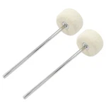 Piutouyar 2 Pack Wool Felt Bass Drum Pedal Beater, White. Fixed Price $11.91.