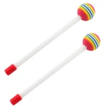 2pack 8.3 Inches Length Bass Drum Mallet Stick Wool Felt Head Mallets. Fixed Price $9.48.