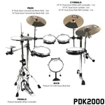 Pintech Pdk2000 Electronic Drum Kit - Rack Setup With Pc Cymbals. Fixed Price $1799.99.