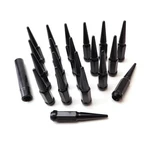 20pcs 12x1.5 Black Cone/conical Bulge Seat Wheel Spike Lug Nuts With 1 Socket.... Fixed Price $51.51.