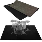 Ibvivic 5.2ft X 6.5ft Drum Mat Carpet Tightly 6.6ft, A-black. Fixed Price $57.11.
