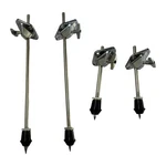 2x Bass Drum Legs Support Stands Professional Anti Skid Bracket Set. Fixed Price $38.16.