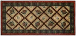 Cozy Cabin Pleasant Pine Accent Rug, 30"x46", Green 2'6" X 3'10" (rectangular). Fixed Price $87.89.