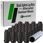 Dpaccessories Black 1/2-20 Lug Nuts For Aftermarket Wheels - Closed End Duplex. Fixed Price $93.09.