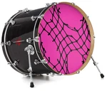 Vinyl Skin Decal Wrap Fits 22" Bass Kick Drum - Ripped Fishnets Pink. Fixed Price $49.97.