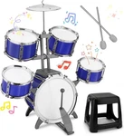 Upgraded Kids Drum Set For Toddlers 1-3 Plastic Musical Jazz Instruments Ki. Fixed Price $141.98.