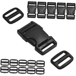 Hisuntec Buckles For 1" Straps: 6 Set Side Release Buckle And 1 Inch X Pack. Fixed Price $22.38.