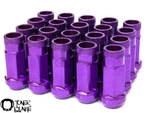Z Racing Purple 12x1.25mm Steel Lug Nuts Open Ended Extended 20pcs Key Nis. Fixed Price $39.99.