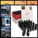 Premium 20 Pcs M14x1.5 Lug Nuts - Black 1.65" Long, 22mm Hex For Jeep & Ram. Fixed Price $87.99.