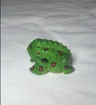 Cozinest Medium 4 Wooden Green Frog - Made In Thailand. Fixed Price $12.00.