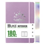 Buke Dot Grid Notebook Dotted Journal,180gsm Bamboo White Paper, 5 A5, Purple. Fixed Price $28.58.