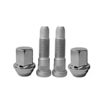 Mysttoo M14x1.50 Chrome Wheel Lug Stud Nut Set 64mm Long Stud, Silver. Fixed Price $28.50.