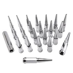 Wheel Spike Lug Nuts & Cone/conical Bulge Seat Kit M14x1.5 Compatible Wi. Fixed Price $88.86.