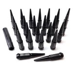 Yyhhzz 24pcs 14x2 Black Cone/conical Bulge Seat Wheel Spike 14x2, Black,spike. Fixed Price $65.43.