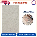 Rug Pad 8 X 10 Ft Felt Carpet Mat Floor Non Slip 1/4" Thick Hardwood Floors. Fixed Price $71.63.