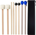 Marimba Mallets,4 Pairs (felt, Rubber, Marimba, 5a) Drum Mallets Kit, Percuss.... Fixed Price $33.91.