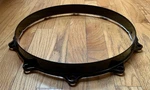 Pearl 14 10 Hole Free Floating Snare Drum Black Chrome Aluminum Chassis. Fixed Price $140.00.