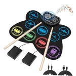 Electronic Drum Set, Marrilley 9 Practice Pad With Stereo Speaker. Fixed Price $53.06.