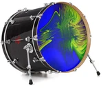 Vinyl Skin Decal Wrap Fits 22" Bass Kick Drum - Unbalanced. Fixed Price $39.97.