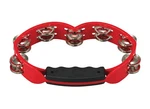 Red Hand Held Plastic Tambourine Steel Jingles. Fixed Price $54.99.