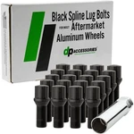Dpaccessories Black M14x1.50 Lug Bolts For Aftermarket Wheels Spline Bolt .... Fixed Price $108.26.