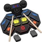 Electronic Drum Set - Yuoioyu Electric Roll Up Portable Kit Midi P. Fixed Price $56.69.