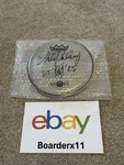 Mike Portnoy Signed 8 Drum Head Dream Theater 40th Anniversary Tour Autograph. Fixed Price $149.99.
