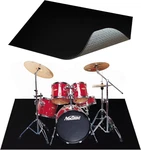 Music Rug For Drummers 4x5.3ft Non-slip Drum Rug,drum Mat Carpet Noise Redu. Fixed Price $54.99.