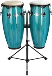 Toca Percussion Synergy Wood Conga Set - Bahama Blue. Fixed Price $395.22.