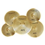Low Volume Cymbal Pack Golden Mute 14"hi-hat+16"crash+18'crash+20"ride.... Fixed Price $90.25.