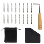 Inknote 16 Pcs Tuning Pin With L-shape Wrench 4.5 Inches, Set. Fixed Price $21.99.