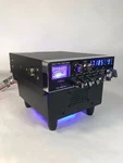 Blue Led Fan Kit Base Stand W/ External Speaker Galaxy Ranger For Cb Ham Radios. Fixed Price $84.95.