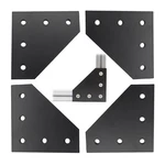 4 Pcs Joint Plate, Ttzeze Surface Anodic Oxidation Black L Shape Corner Brack.... Fixed Price $23.31.