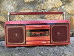 Vintage Boombox Sony Cfs-230 Radio Cassette Player No Conion Vela Lasonic. Fixed Price $150.00.