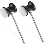 Facmogu 2pcs Dual Sided Bass Drum Pedal Beater, Beater For Percu. Fixed Price $18.72.