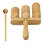 Tycoon Percussion Three Tone Wood Block Ttw-3. Fixed Price $43.22.