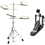 Dw Dwcppadts5 Practice Pad Set With Stand And 3000 Series Kick Pedal. Fixed Price $398.99.