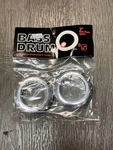 Bass Drum O's O Port Ring 2" Chrome 2 Pack. Fixed Price $19.99.