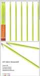 Hun Neon Uv Glow Drum Sticks 6 Yellow American Hickory 5a. Fixed Price $32.00.