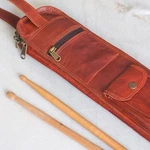 Handcrafted Leather Drumstick Bag Pro Drummer Gig Drum Stick Case Heavy Duty. Fixed Price $53.59.