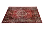 Drum N Base Vintage Persian Style Stage Rug Original Red 6' X 5.25'. Fixed Price $149.99.