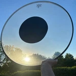 Remo Weather King Controlled Sound 24 Inch Clear Black Dot Bass Drum Head Nos. Fixed Price $84.95.