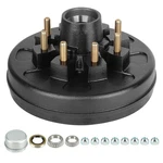 Aeagle New 3rd 12" X 2" Trailer Brake Drum 8 On 6.5" Bolt Circle Kit For Heav.... Fixed Price $124.03.